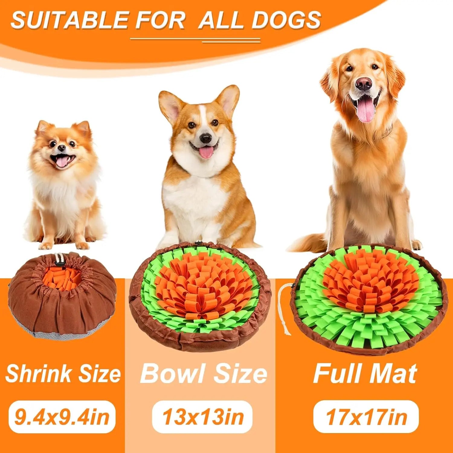 Pet Snuffle Mat for Dogs & Cats – Interactive Foraging & Slow Feeding Toy