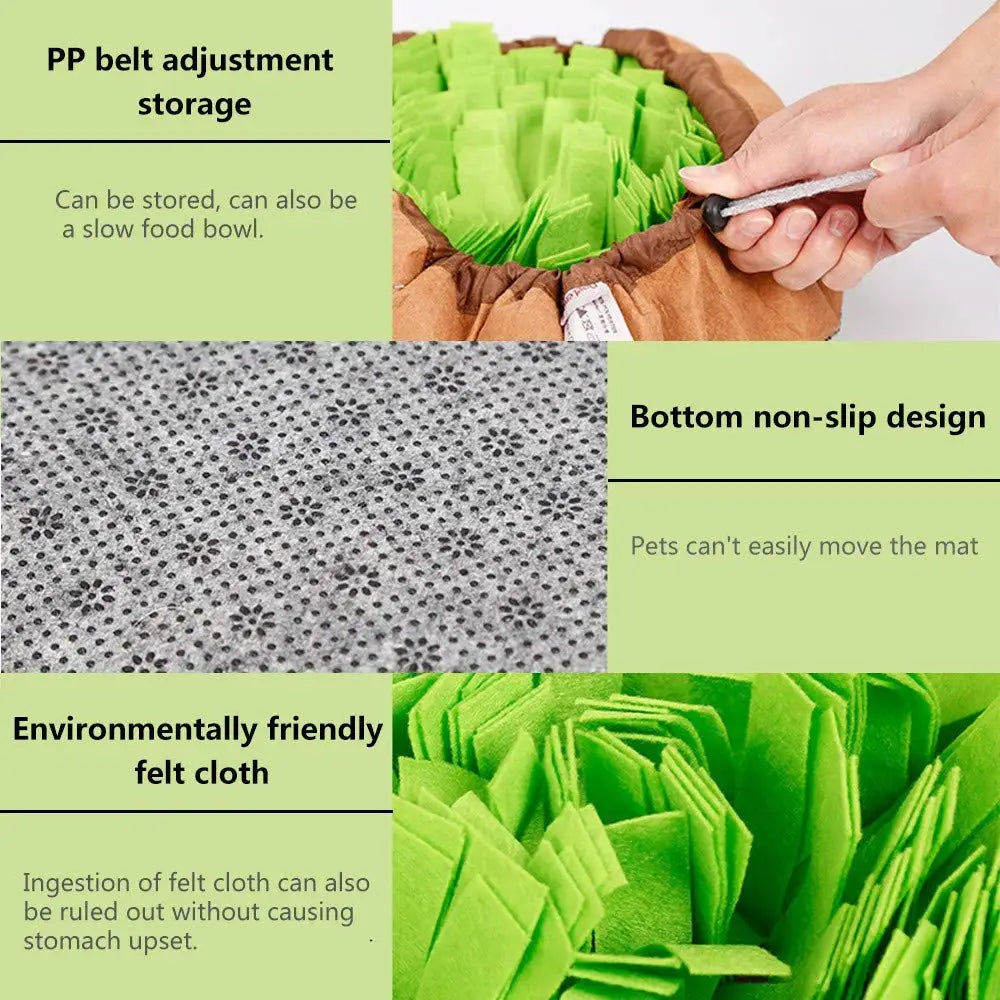 Pet Snuffle Mat for Dogs & Cats – Interactive Foraging & Slow Feeding Toy