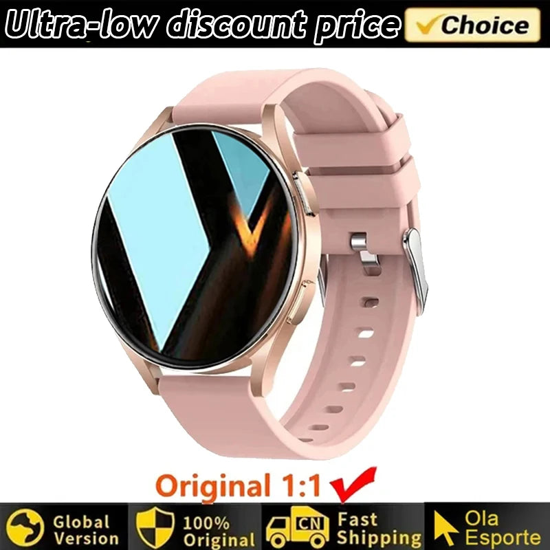 Women's Smartwatch – Health Monitoring, Bluetooth Call & Waterproof Sports Watch