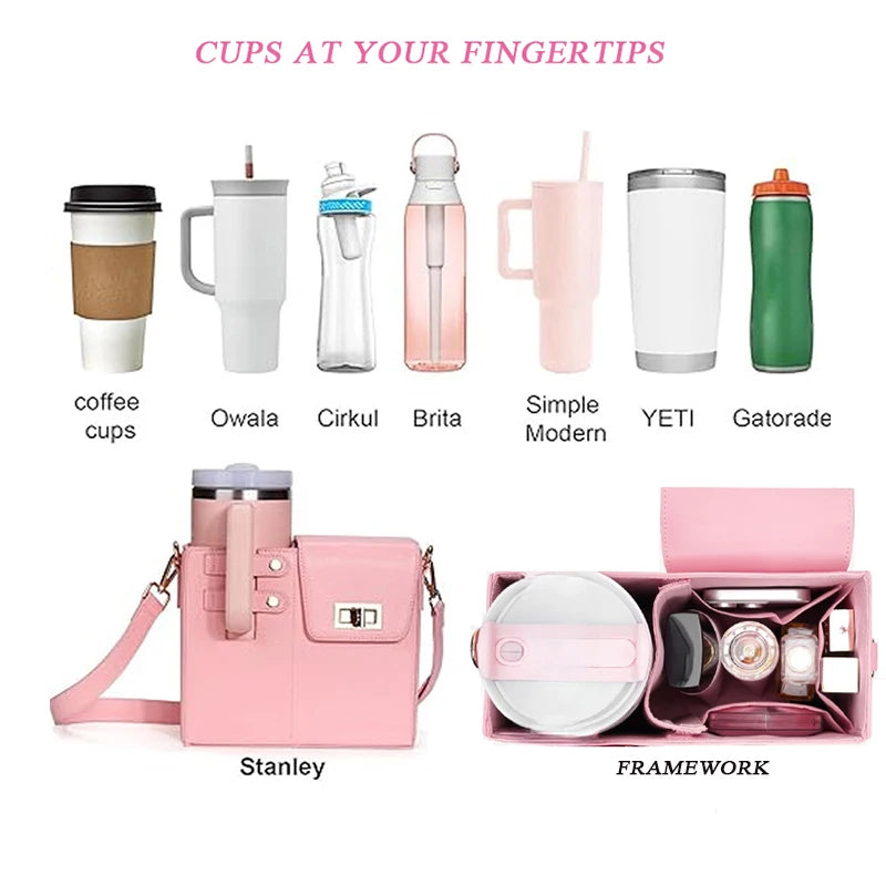 Outdoor Water Bottle Bag – Portable Crossbody Bottle Holder