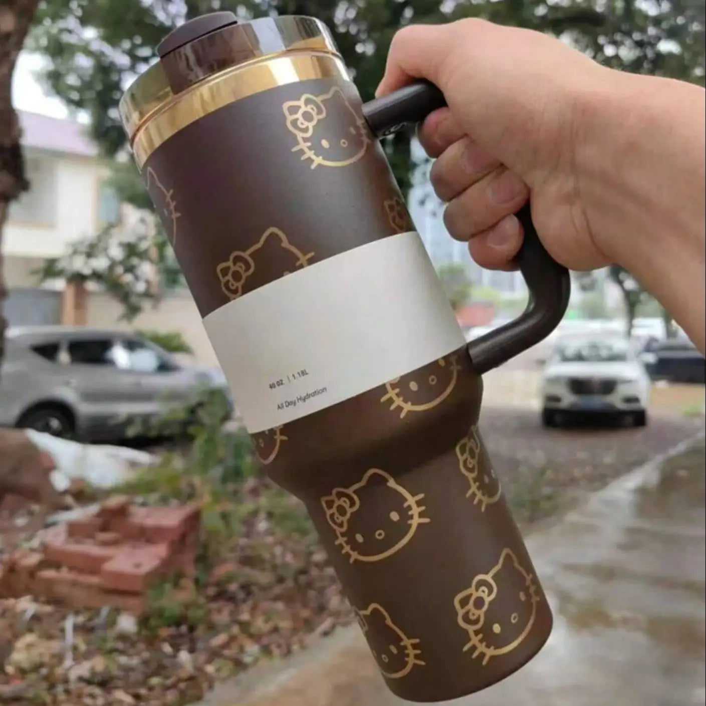 40oz Vacuum Insulated Tumbler – Stainless Steel Hot & Cold Travel Mug