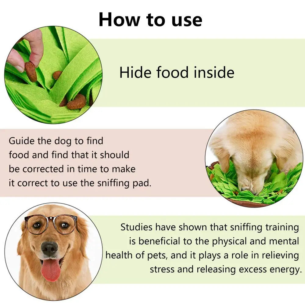 Pet Snuffle Mat for Dogs & Cats – Interactive Foraging & Slow Feeding Toy
