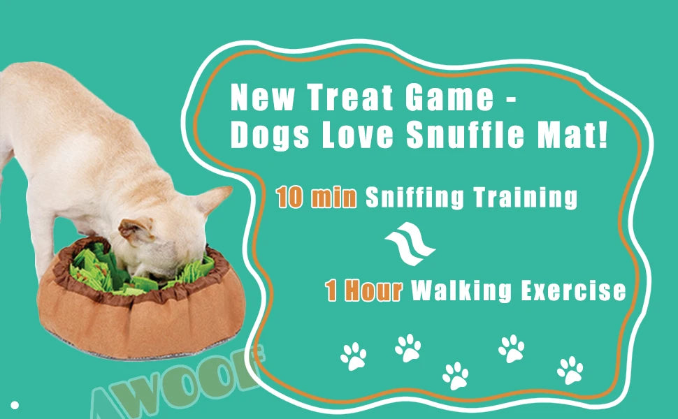Pet Snuffle Mat for Dogs & Cats – Interactive Foraging & Slow Feeding Toy