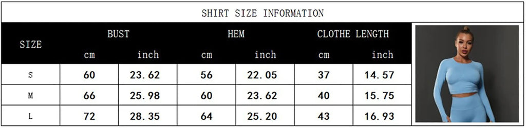 Women's 2-Piece Seamless Gym Set | High Waist Leggings + Long Sleeve Top | Yoga, Running & Fitness Tracksuit