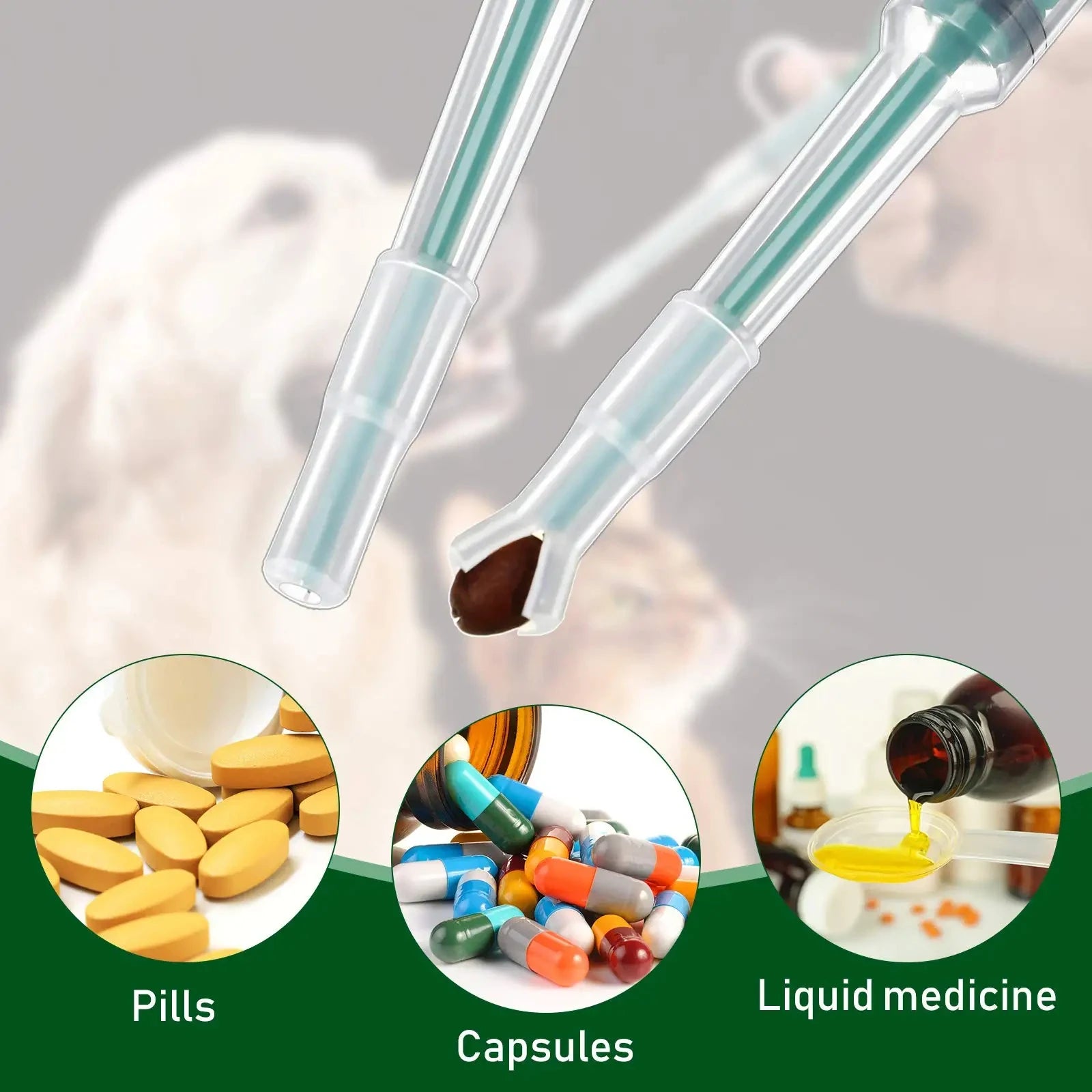 Pet Medication Dispenser – Easy Pill Feeder for Cats & Dogs