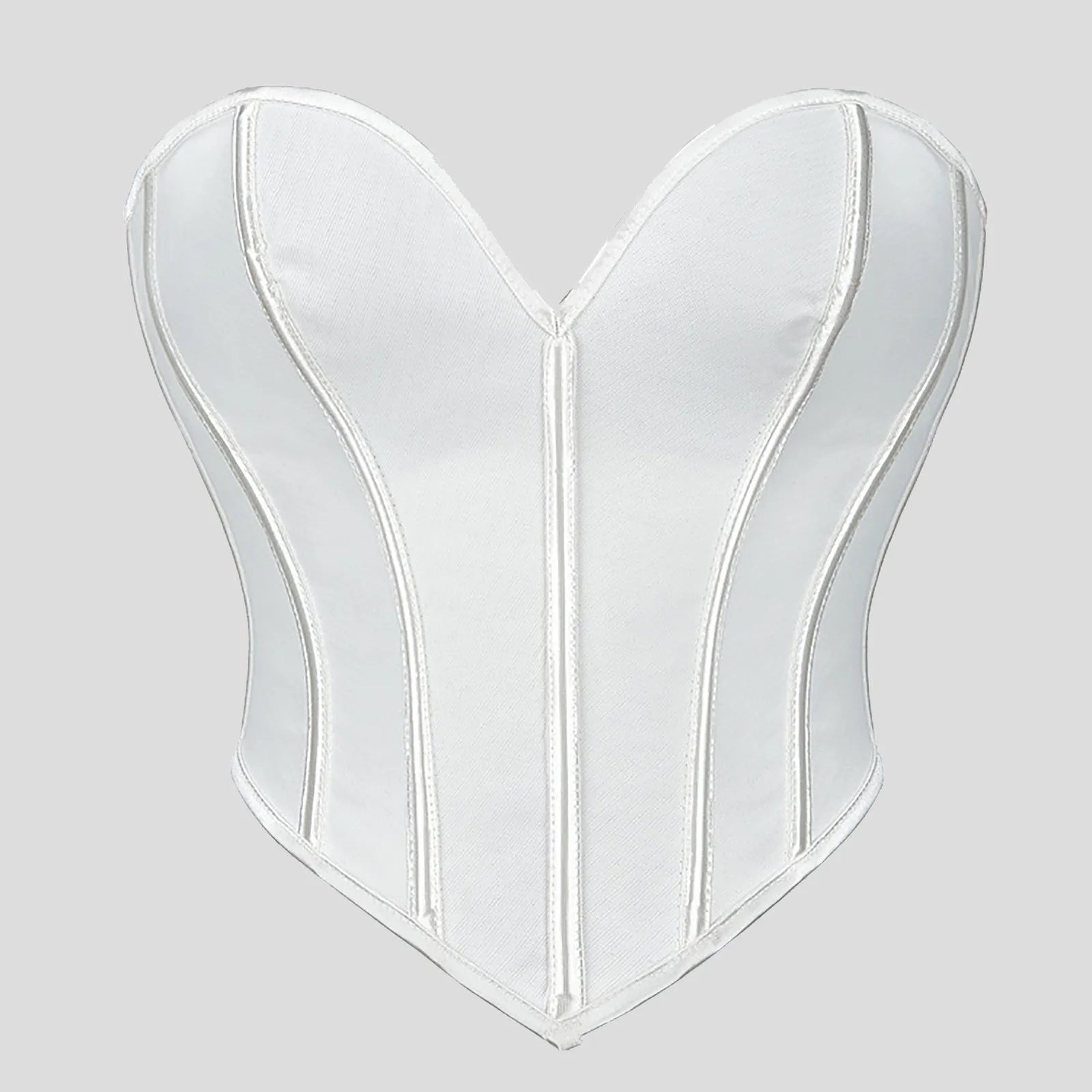 Women's Strapless Bustier Corset Crop Top – Boned Tube Top