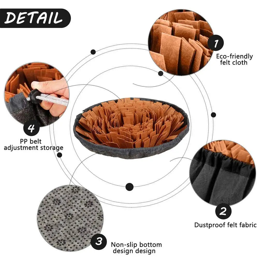 Pet Snuffle Mat for Dogs & Cats – Interactive Foraging & Slow Feeding Toy