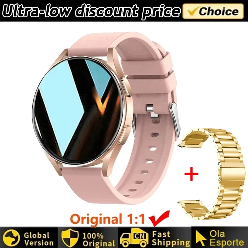 Women's Smartwatch – Health Monitoring, Bluetooth Call & Waterproof Sports Watch