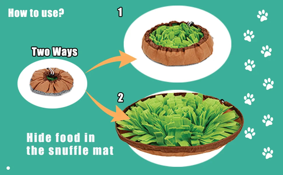 Pet Snuffle Mat for Dogs & Cats – Interactive Foraging & Slow Feeding Toy