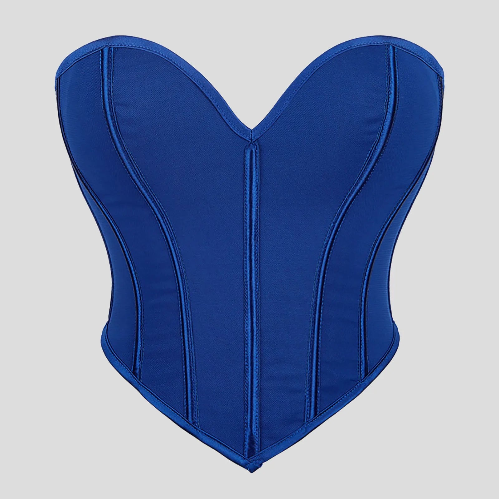 Women's Strapless Bustier Corset Crop Top – Boned Tube Top