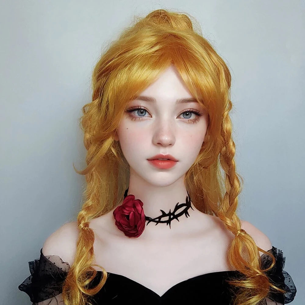 Women’s Gothic Rose Thorn Choker Necklace – Black Lace Floral Necklace for Halloween & Parties