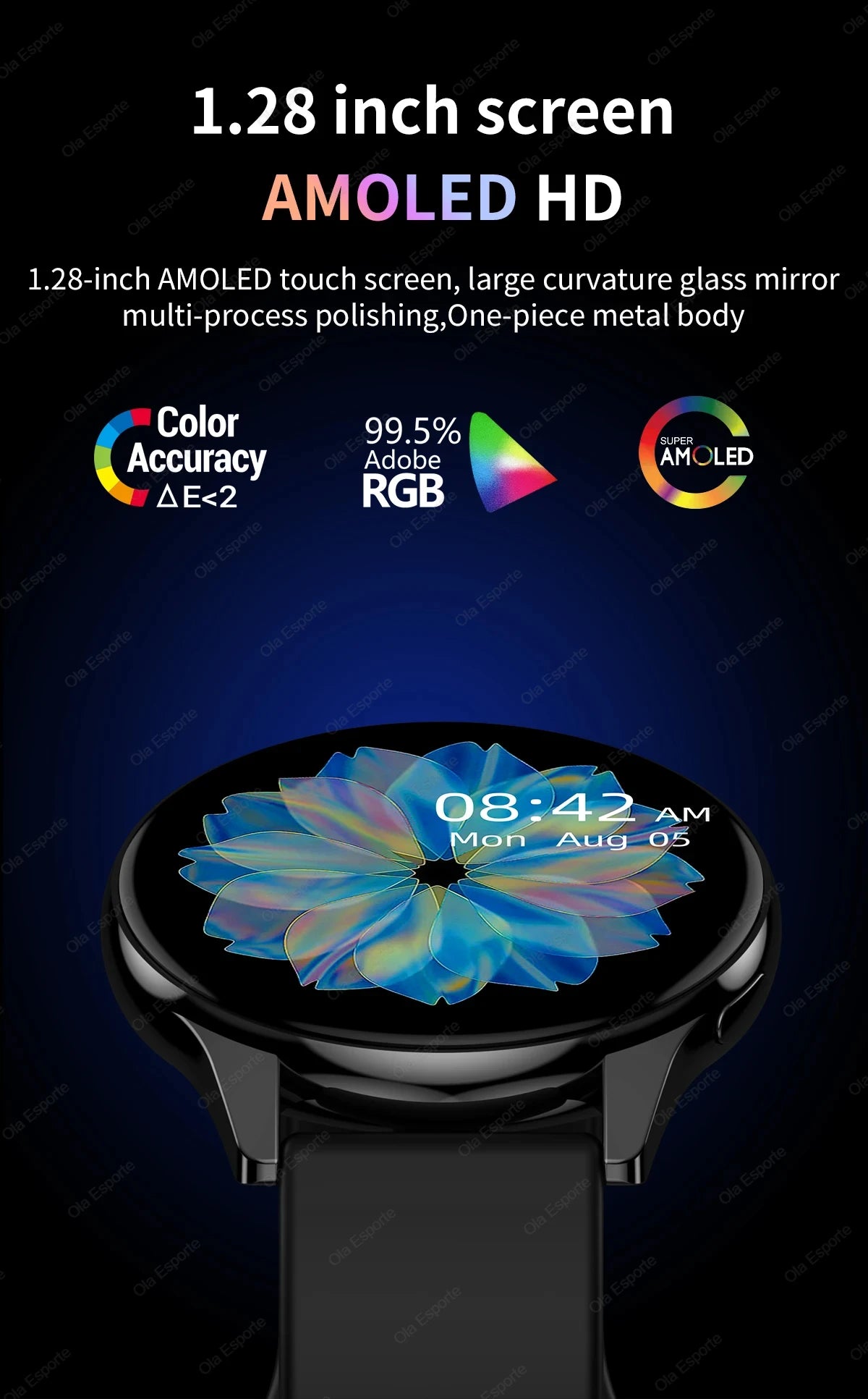 Women's Smartwatch – Health Monitoring, Bluetooth Call & Waterproof Sports Watch