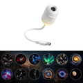 Cordless Led Wall Projector Universe Galaxy Sconce Sunset Lamp Wireless Charging Night Light For Home Bedroom Living Room Decor