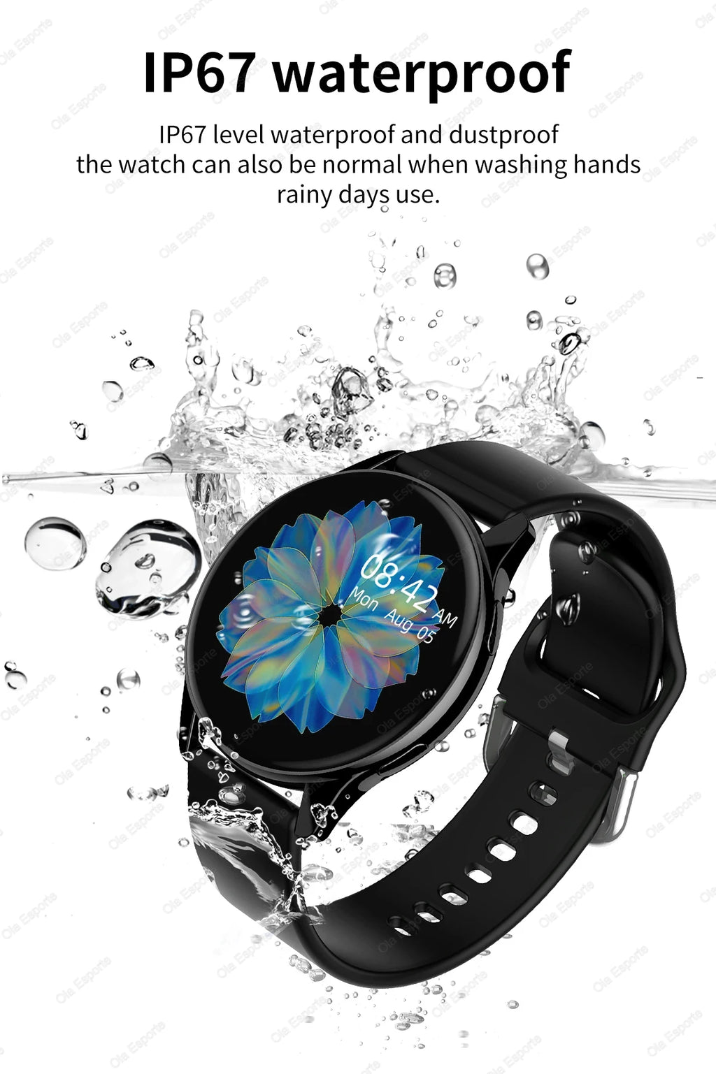 Women's Smartwatch – Health Monitoring, Bluetooth Call & Waterproof Sports Watch