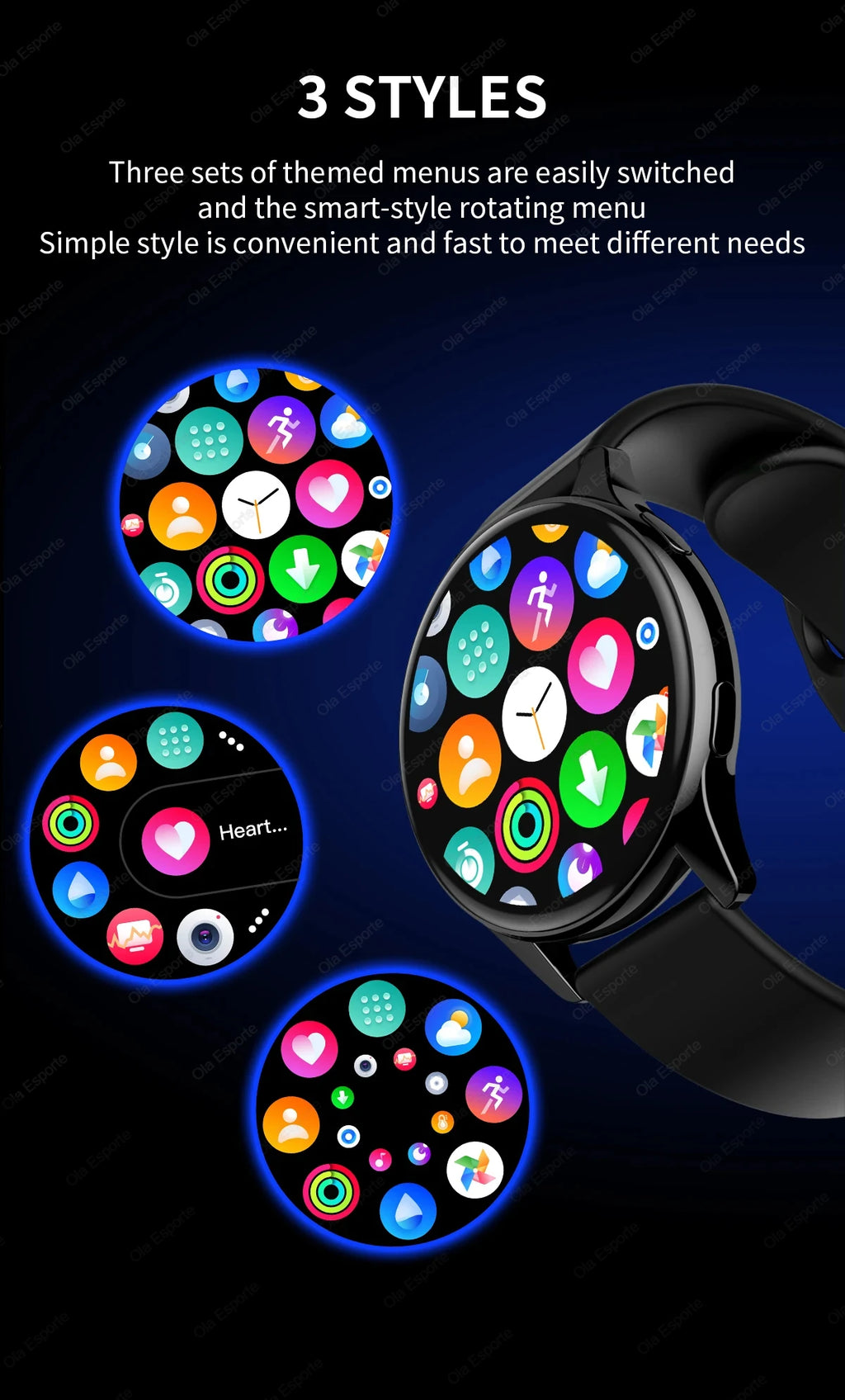 Women's Smartwatch – Health Monitoring, Bluetooth Call & Waterproof Sports Watch